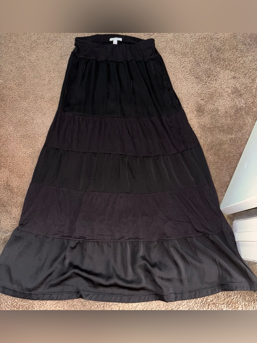 New York & Company Black Maxi Skirt